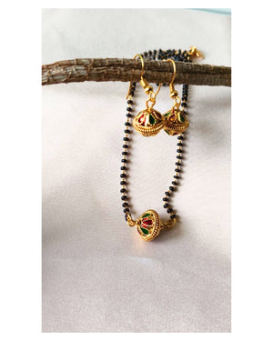 Meenakari mangalsutra