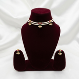 White  Pearl Choker Set