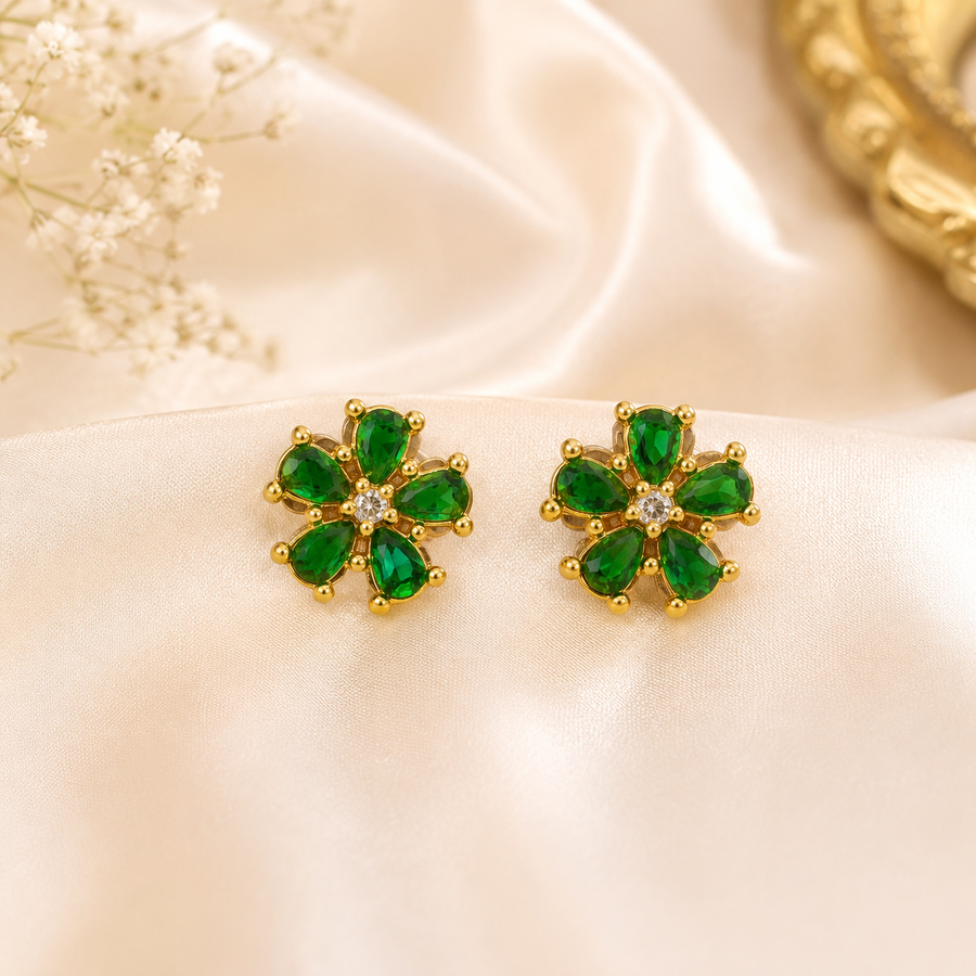 Emerald Bloom Mangalsutra