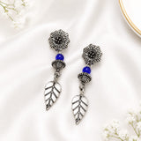 Blue Beaded Oxidised   Set