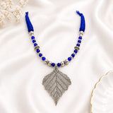 Blue Beaded Oxidised   Set