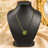 Emerald Bloom Mangalsutra