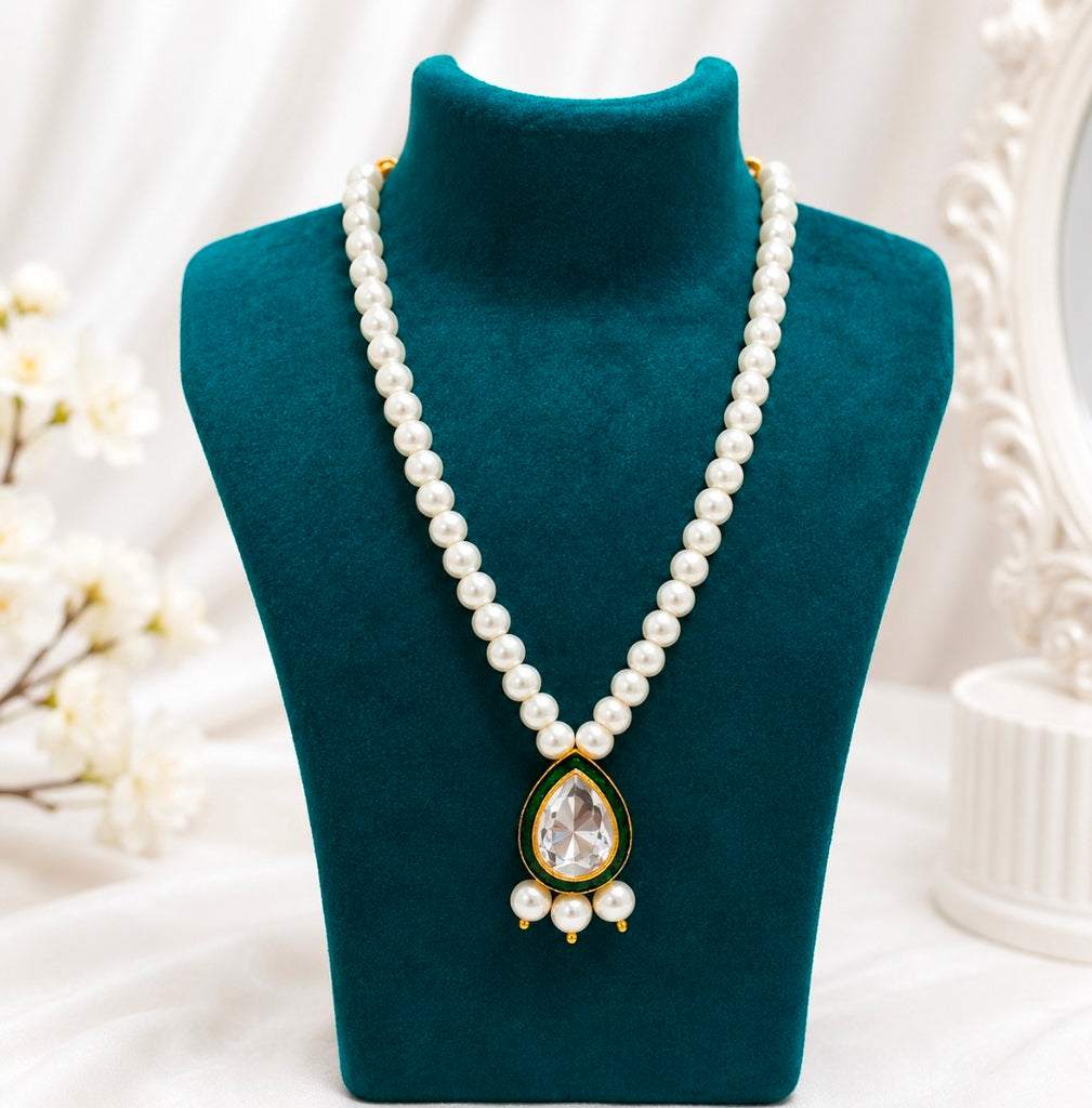 Classic Pearl Drop Necklace